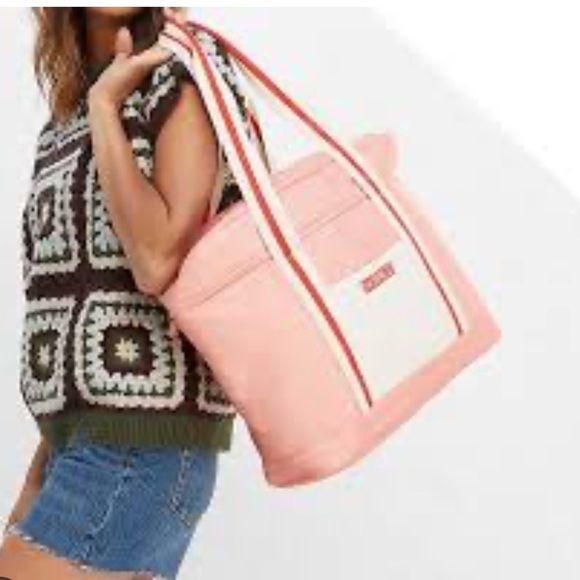 L*Space Pink insulated cooler Tote Bag - Picture 3 of 8